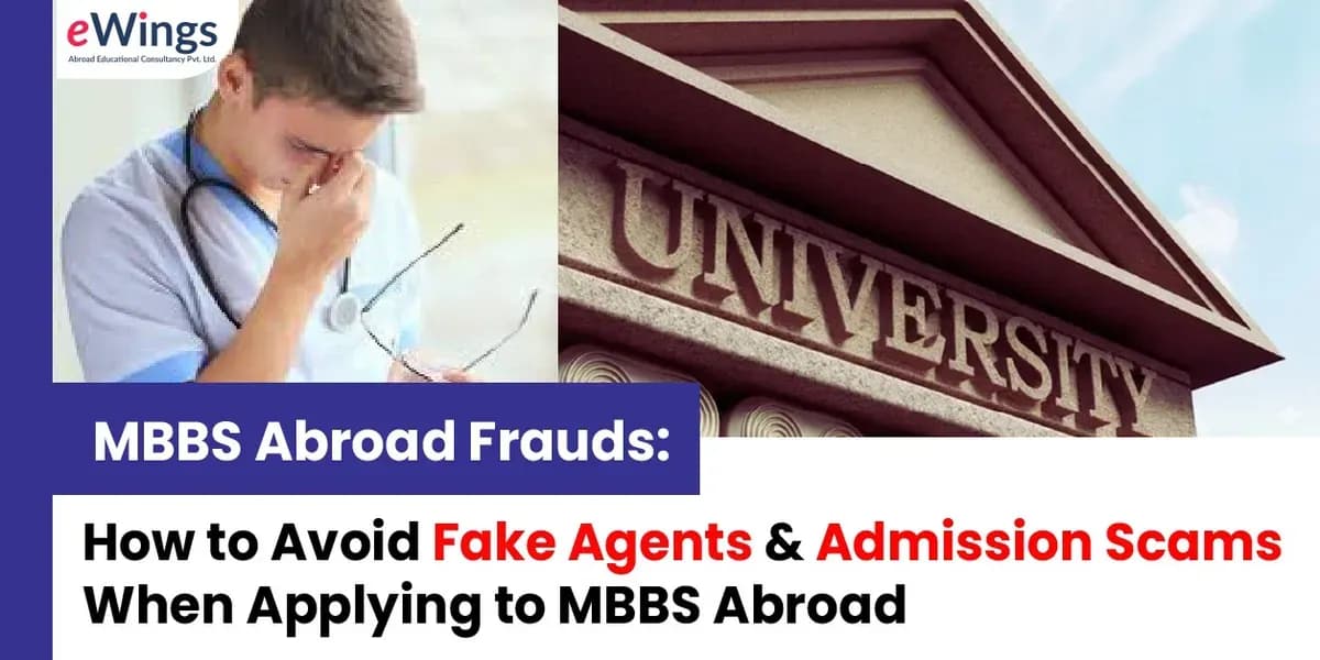 MBBS Abroad How to Avoid Fake Agents And Admission Scams While Applying