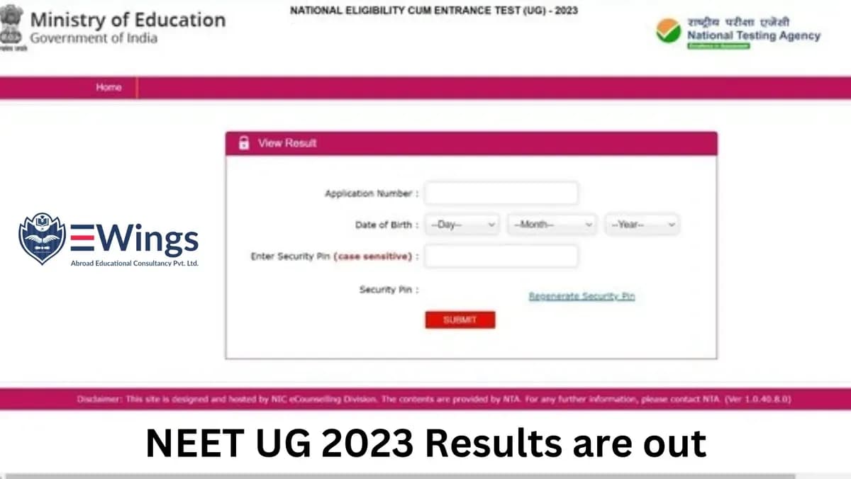 NEET UG 2023 Results